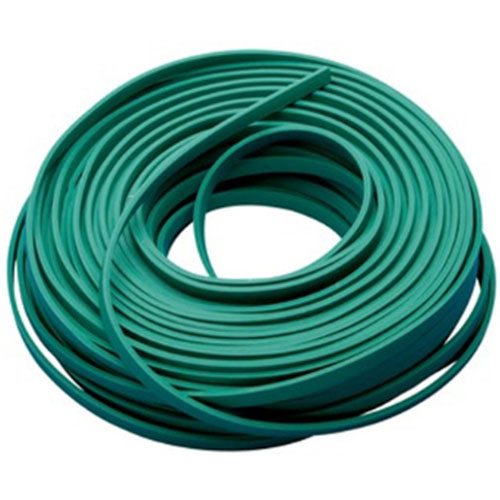 Neopren fladkabel 2 x1,5m² grøn - pr. m.