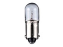 Dværglampe - 24V / 83mA / 2W Tube, BA9s sokkel