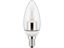 Krystal LED kertepære - 230V / 3,5W E14 sokkel, Dæmpbar