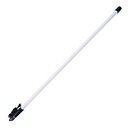 Fluorcerende neonrør - 36W, 134cm x Ø35mm HVID m. netstik