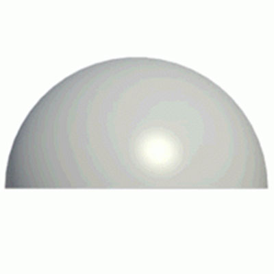 Rørhat 2*9W - hvid