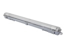 Vandtæt loftamatur m. T8 LED rør - 65,5cm 9W neutral hvid