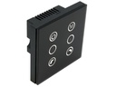 Multifunk. touch RGB LED styring - 3 kanaler, Sort (3 x 4A)