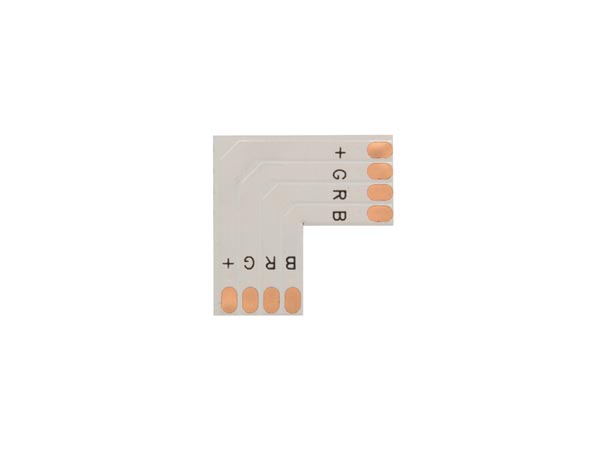 L stykke til RGB LED strips (PCB 10mm)