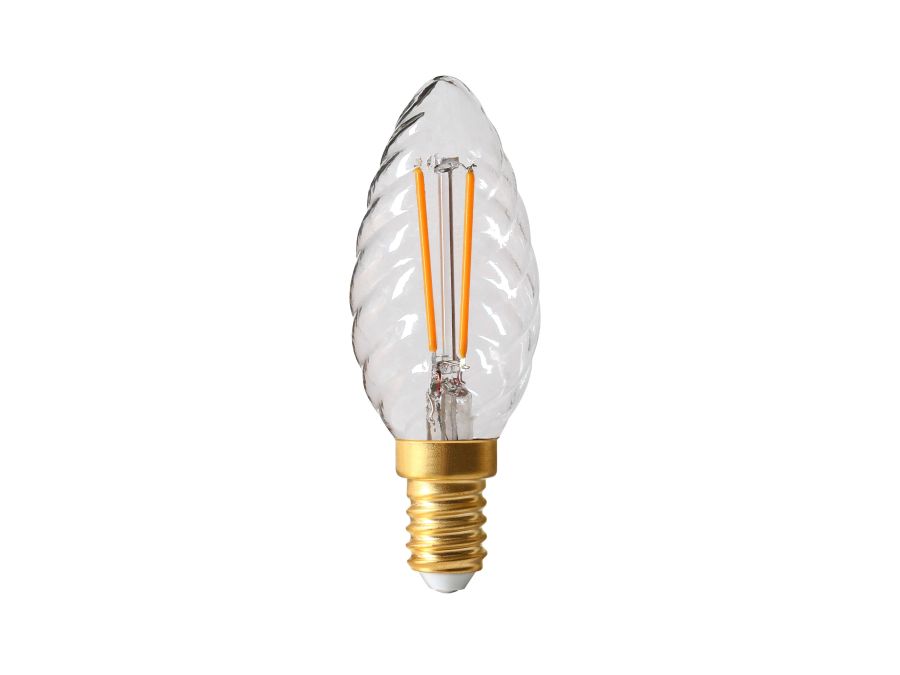 DANLAMP LED Krystalkerte 1W 922 E14 320°