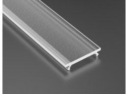 Cover til alu. LED profil - 12mm, Diffus, UV best. (2,02m)