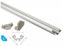 Alu. LED profil - Type C, Anodiseret alu. (2,02m)