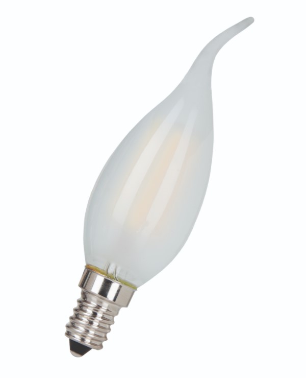 C35 Filament LED kerte vindstød - 240V 4W opal, E14 (2700K)