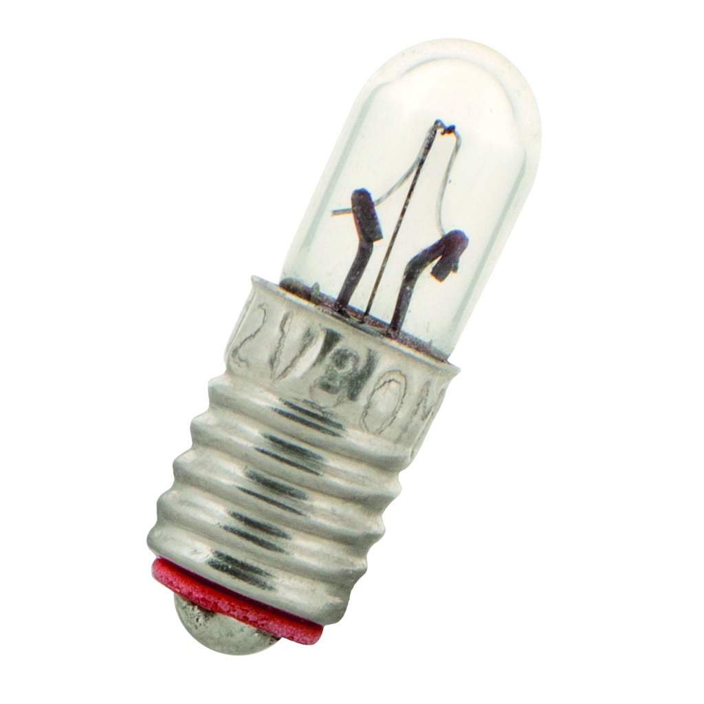 Dværglampe - 6V / 100mA / 0,6W Tube, E5.5 sokkel