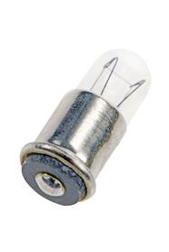 T1 1/4 signalpære - 6V / 60mA / 0,36W, MF5 (Ø5x14mm)