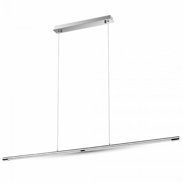 24W designer nedhængt armatur 122cm 4000K - Krom