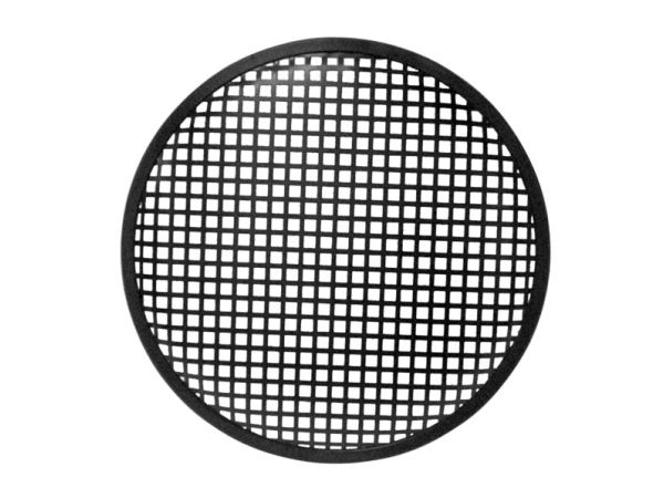 Højttalergitter - 10" Sort metal