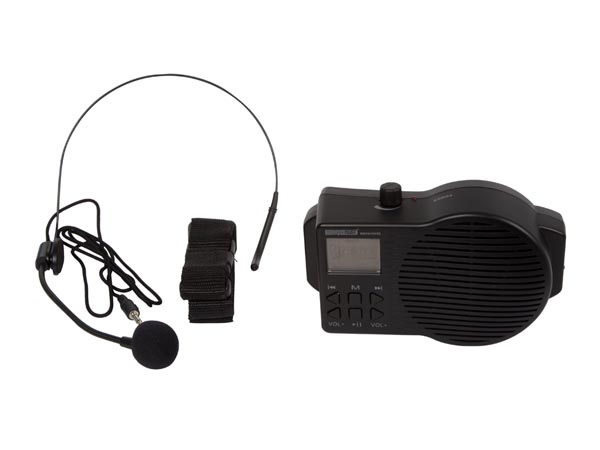 Transportabel PA mik. system m. USB/SD og FM radio - 5W