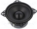 Mellemtone højttaler - 25W, 4ohm, Ø99x51,4mm