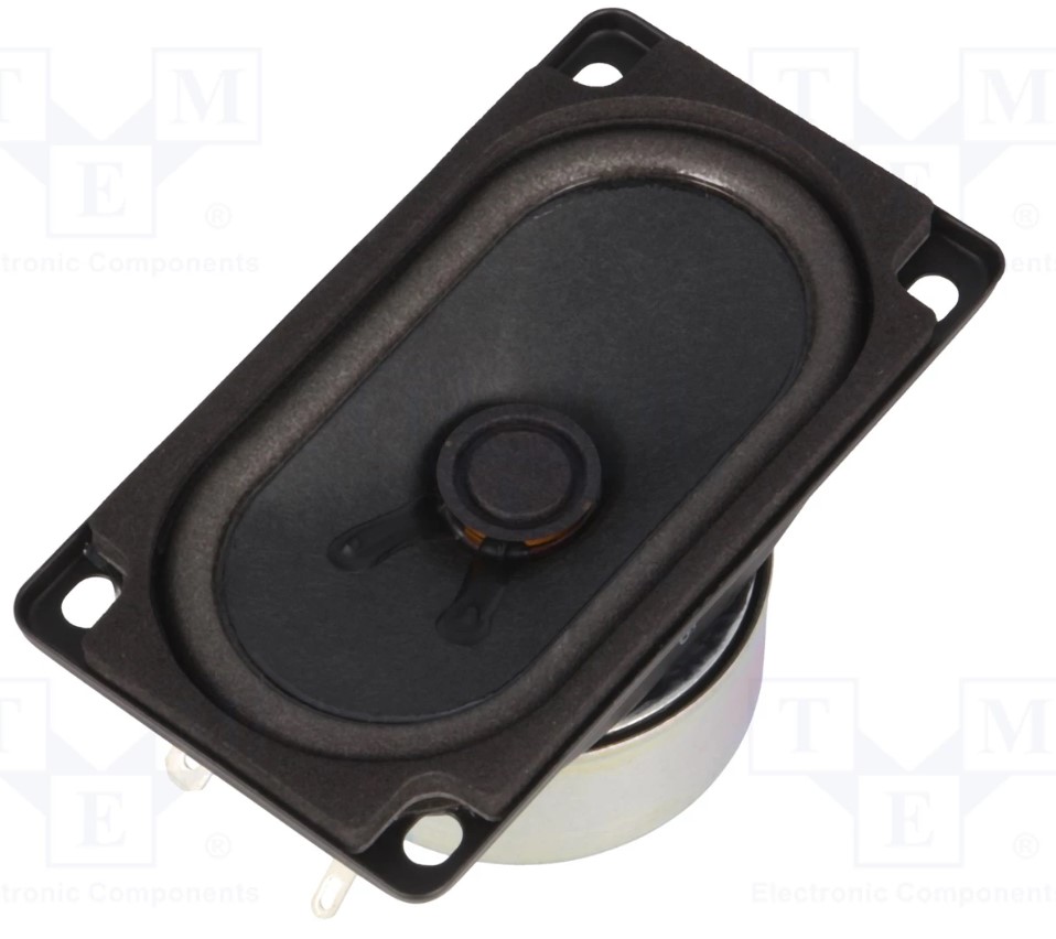 Full range højttaler - 10W 8ohm, 50,5x90,5x43mm
