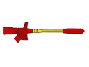 Sikkerhedstestprobe m. split testtang - 4mm sokkel, Sort