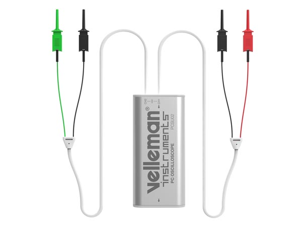 Mini 2 kanal PC USB oscilloskop