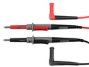 Silikone testprobesæt - 2mm/4mm banan, 10A, CAT IV (1m)