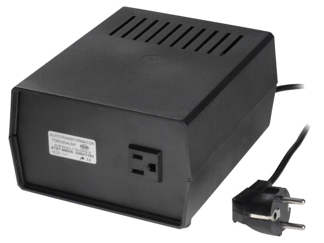 Step down konverter ATST600W-U - 230V til 115V / 600VA