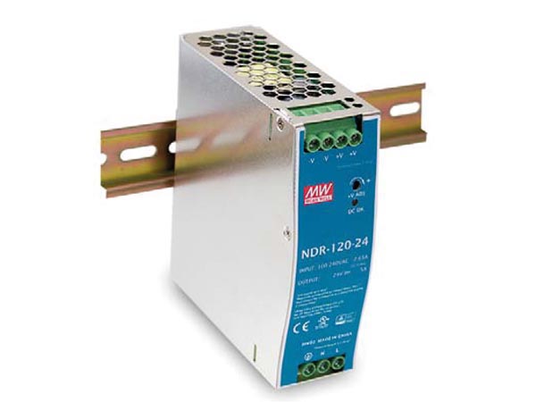 DIN-skinne strømforsyning, 12VDC / 120W (10A)