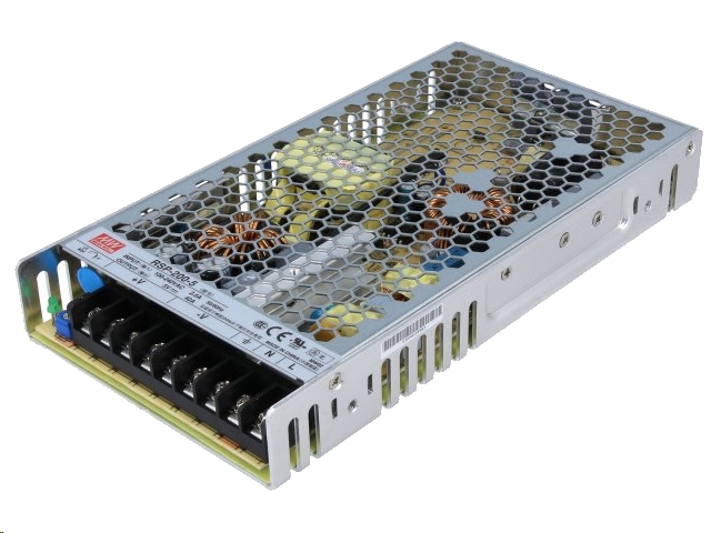 Strømforsyning til indbygning - 5VDC / 40A / 200W