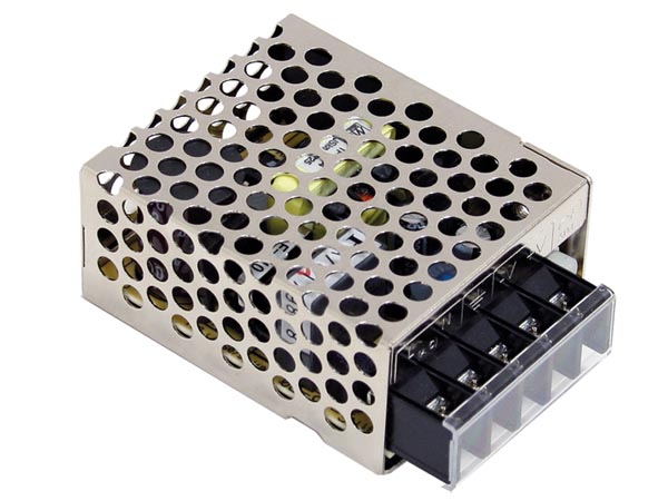Strømforsyning til indbygning - 24VDC / 625mA / 15W