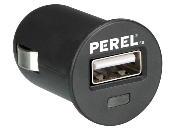 12/24V biladapter - 1 x USB udtag, 5V / 2,1A