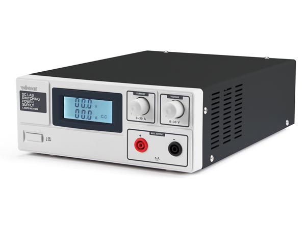 Laboratorie strømforsyning - 0-30V / 0-30A m. LCD display