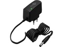 Netadapter - 12Vdc / 12W (1A), Sort (5,5/2,5mm stik)