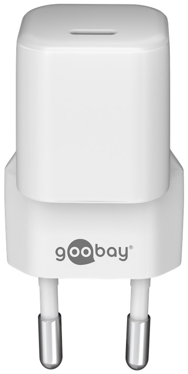 USB-C Lynlader, PD (Power Delivery) , nano (20W), Hvid