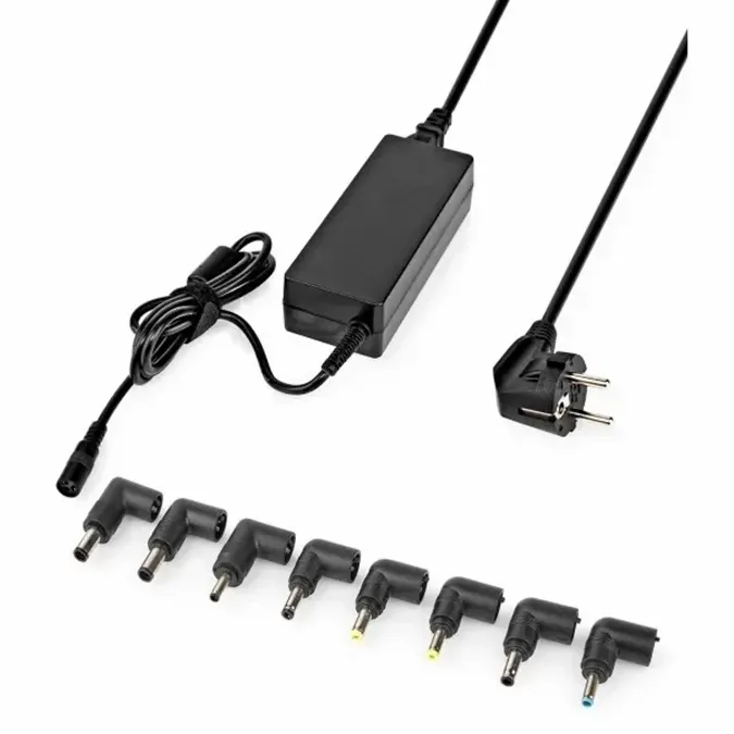 Universal notebook strømforsyning - 15-20V / 65W (8 stik)