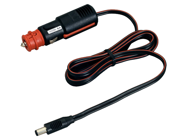 ProCar - 12/24V / 8A biladapter med 5,5/2,1 DC stik