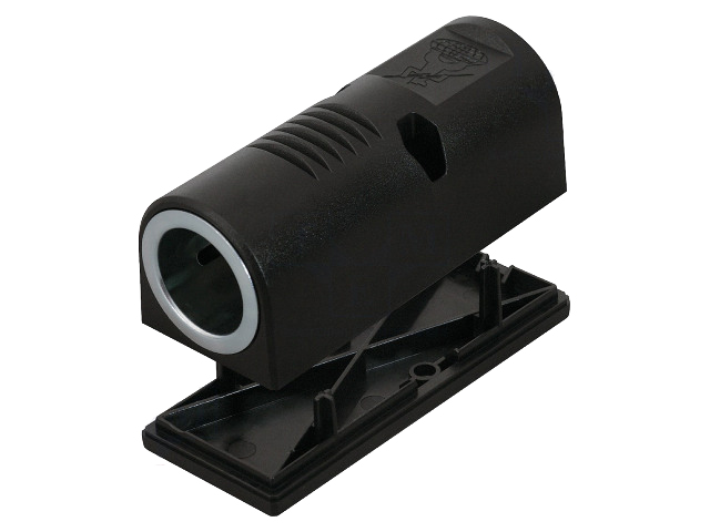 ProCar - Cigarstik (hun) til overflademont., bracket, Sort