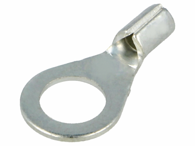 Ringkabelsko - M6 Uisoleret fortinnet, 0,25-1,5mm² (10 stk.)