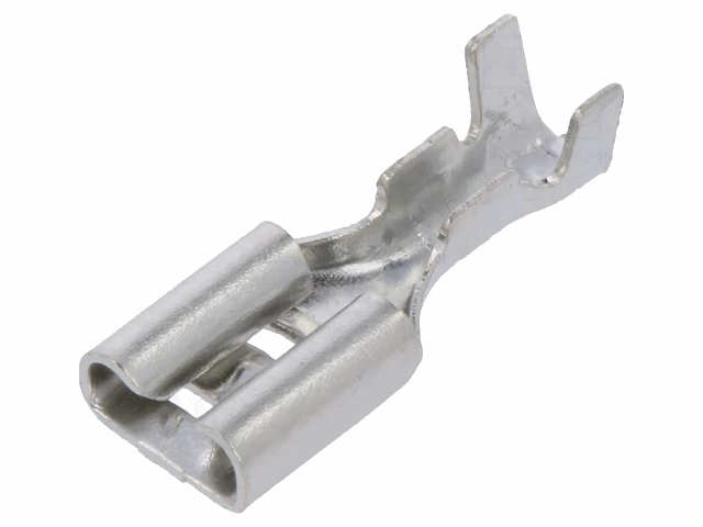 Uisoleret spadefatning - 4,8mm hun, 0,5-1mm² (100 stk.)