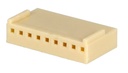Ledning-til-print stikhus - NS25, 9pol (1x9) hun 2,54mm