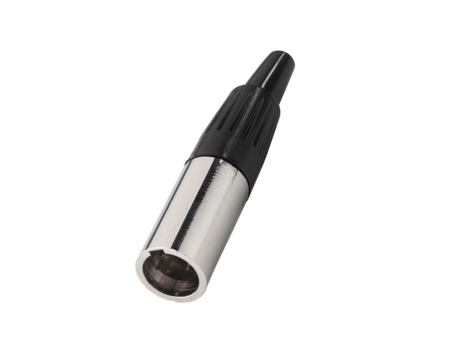 Mini XLR 4pol stik (han)
