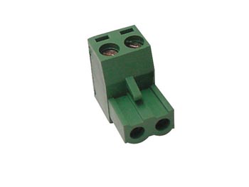 Indstik Skrueterminal - 2P hun, 5,08mm 300V/15A
