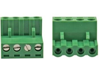 Indstik Skrueterminal - 4P hun, 5,08mm 300V/15A