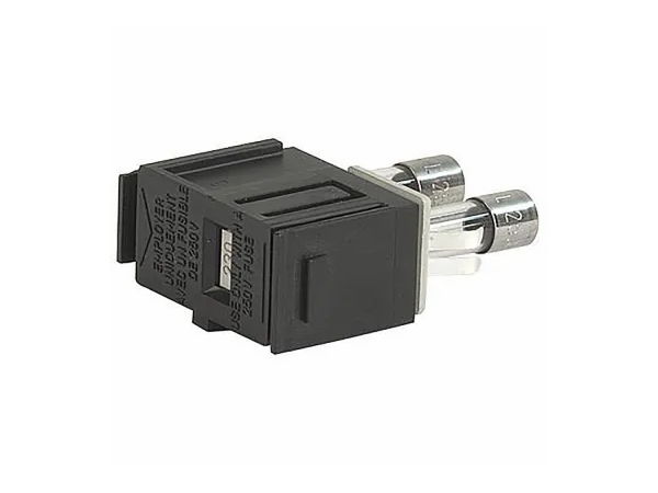 Sikringsskuffe til C14 apparatfatninger - 2 x Ø5x20mm sikr.