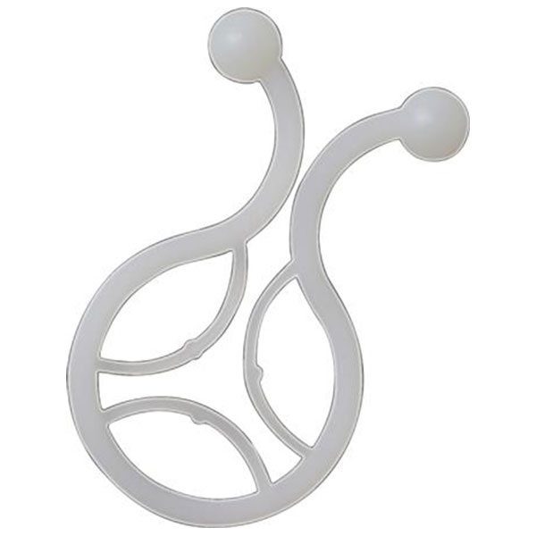 Deviclip twist clips til befæstigelse på net - 1000 stk.