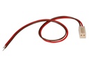 Printstik - 2pol hun 2,54mm +20 cm ledn.