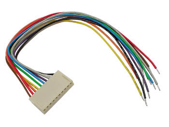 Printstik - 8pol hun 2,54mm +20 cm ledn.