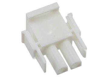Ledning-til-ledning MLX stikhus - 1x2pol han, 6,35mm