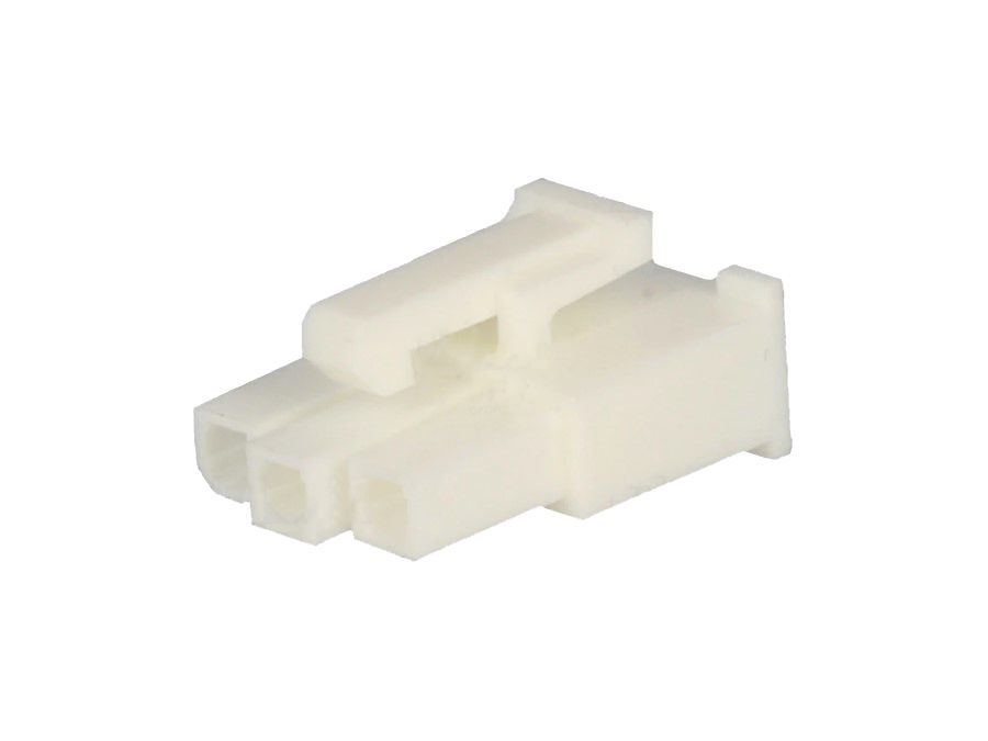 Ledning-til-ledning Mini-Fit Jr. stik - 1x3pol hun, 4,2mm