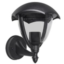 Udendørs aluminium væglampe E27 - Sort