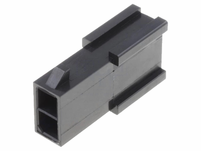 Ledning-til-ledning hanstik - Micro-Fit 3.0, 3mm, 2x1 pol