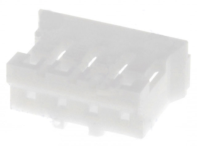 Ledning-til-print stik - JST PH, 1x4pol, 2A, 2mm benafst.
