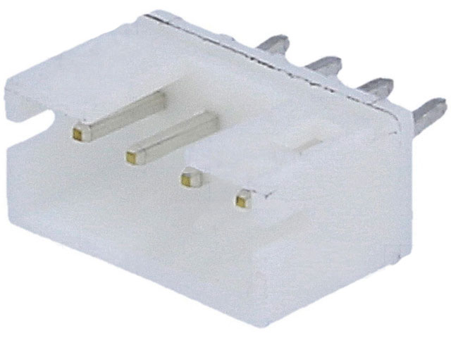 Ledning-til-print fatning - JST PH, 4pol 90°, 2mm benafst.
