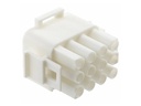 Universal MATE-N-LOK stikhus - 3x4pol han/hun (6,35mm)